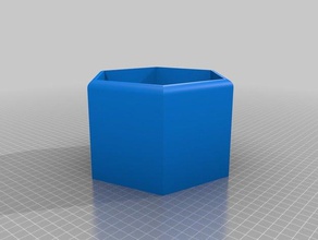 pencil holder 3d printing caddy desk organizer pot prusa i3 vase 3d print model - Mito3D