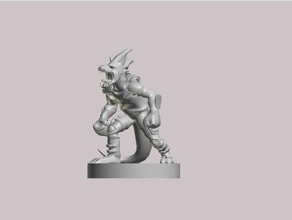 kobold selva aventureiro hobby o dd dnd masmorras do dragão e dragões caminho pathfinder rpg personagem jogador 3d print model - Mito3D