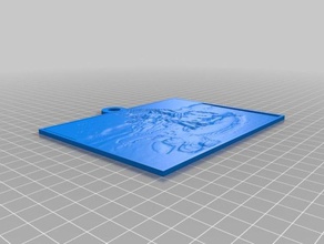 rraijack blumberry pie 2d Kunst angepasst 3d print model - Mito3D