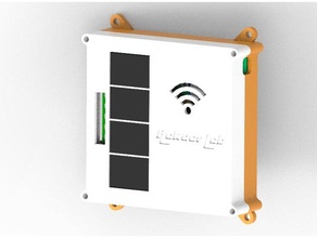 wi-fi esp8266-12f baseada 4 relé de controle eletrônica 3dprinted arduino caso projeto 3d print model - Mito3D