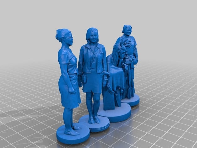 femme 071 074 sculture 3D print model - Mito3D