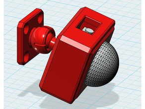 involucro con snodo por sensore pir-arduino 3d a impressora acessórios 3d print model - Mito3D