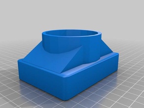 50 tubo adaptador canalon pvc ev 3d print model - Mito3D