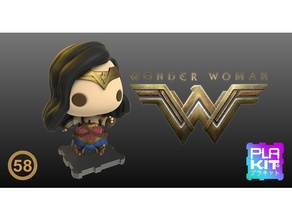 wonder woman - Spielzeug Spiele Sammlerstücke Sammlungen dc comics Figuren gal gadot justice league miniaturen nsfw plakit purakito Spielzeugmacher 3d print model - Mito3D