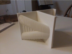 cubo mensola a parete office ufficio cubica 3d print model - Mito3D