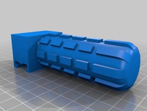 nerf empuñadura lateral los juguetes juegos 3d print model - Mito3D