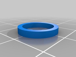 my customized customizer washer bushing spacer ring gasket parts 3d print model - Mito3D