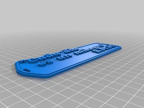 cada d&iacutea es i segni loghi personalizzato 3d print model - Mito3D