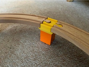 lego duplo brio wooden rail construction toys 3d print model - Mito3D