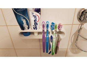 suporte brosse dent casa de banho 3d print model - Mito3D