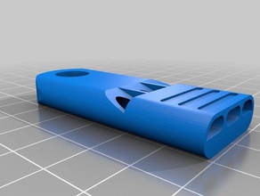 Notfall-Pfeife 3d drucken Notfall Pfeifen laut safety whistle 3d print model - Mito3D