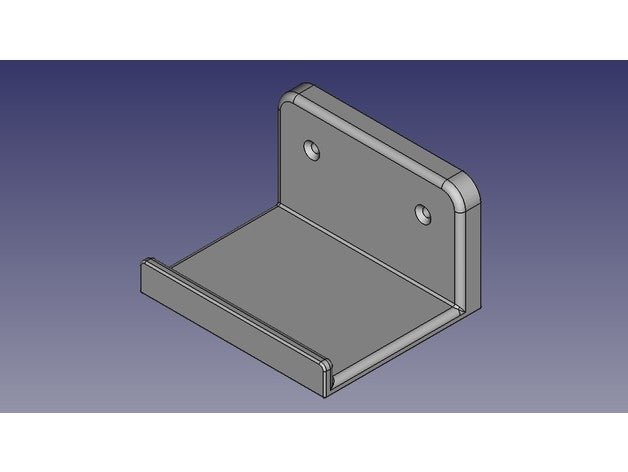 wandhalterung powerbank 3d drucken die Wandmontage Wandhalterung 3D print model - Mito3D