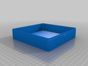 box base v1 170x170x40 organization customized 3d print model - Mito3D