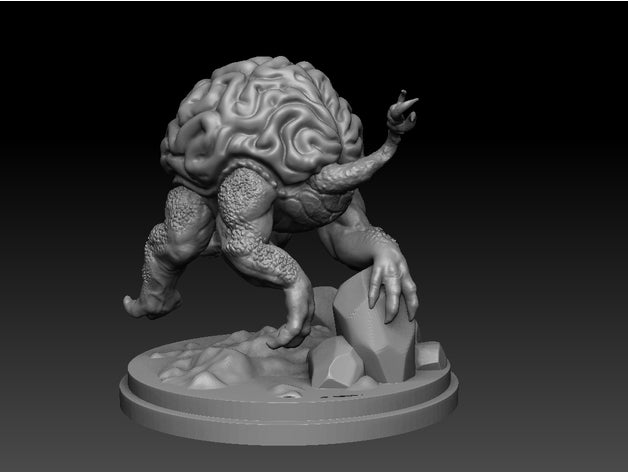 intelecto devorador criaturas o dd monstro 3D print model - Mito3D