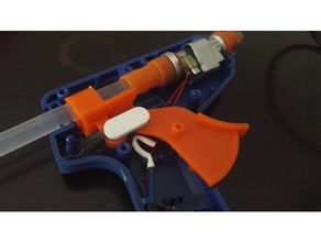 tutkal tabancası tetik parçalar gule silah silikonlar silikone kalıp 3d print model - Mito3D