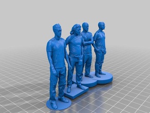 homme 025 028 sculptures 3d print model - Mito3D