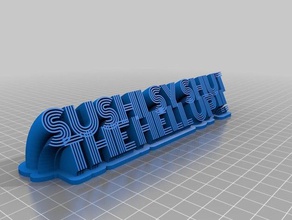 again signs logos customized 3d print model - Mito3D