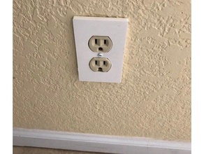 wall socket cover household 3d print model - Mito3D