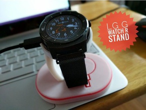 lg watch stand eletrônica folgertech 3d print model - Mito3D