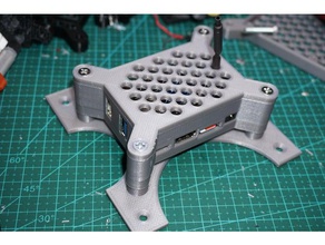 orange pi 2 lite caso vesa 100 diy 3d print model - Mito3D