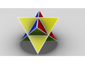 2x2 duelo tetra extensiones curvas de puzzle fijo puzzles tetraedro 3x3 cubo matt lozano estudios rubiks 3d print model - Mito3D