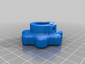 bowden extruder knob 3d printer extruders 5mm handle manual feed 3d print model - Mito3D