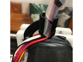prusa i3 x-carriage cable management arm 3d printer parts 3d print model - Mito3D
