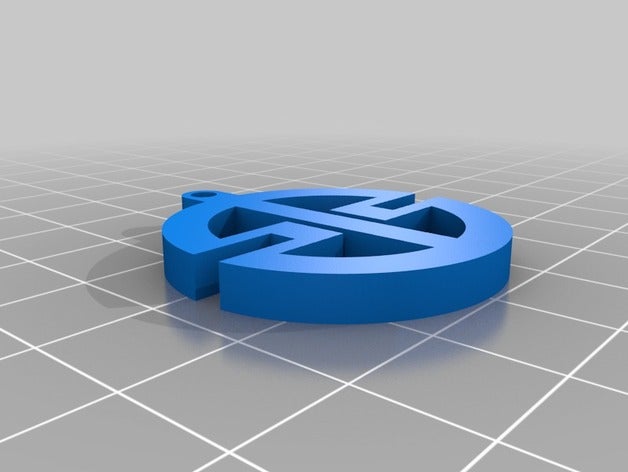 logo von kawasaki andere ninja Schlüsselanhänger 3D print model - Mito3D