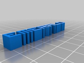emerald Schlüsselanhänger angepasst 3d print model - Mito3D