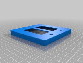 derin ışık anahtarı kapak akıllı çift çete ev lightswitch lightswitchcover 3d print model - Mito3D