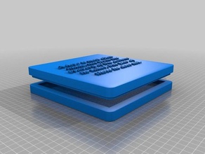 wetpalettelargehero 3d la stampa dd dnd mini in miniatura prop miniature doloroso tavolozza umida 3d print model - Mito3D