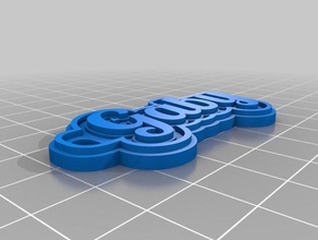 gaby Schlüsselanhänger angepasst 3d print model - Mito3D