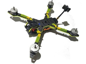 hskrc freestyle 250 3d printing antenna mount bumper drone drones foxeer box fpv cam camera racer racing front gopro session quadcopter runcam vtx holder 3d print model - Mito3D