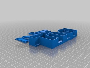 tia testo del coperchio della scatola i contenitori personalizzato 3d print model - Mito3D
