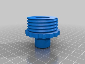 gasmask 40mm 12in pcv-Adapter andere 3d print model - Mito3D