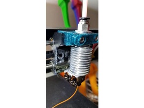 e3d hotend clamp printer parts v6 cooling monoprice select mini petg 3d print model - Mito3D