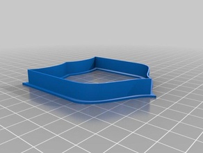 harry potter cookie cutter outline schools kitchen dining 3d print model - Mito3D