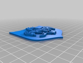 harry potter cookie cutter stamp house ravenclaw kitchen dining 3d print model - Mito3D