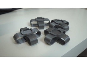 anycubic quirón pies de la compuerta 3d impresora accesorios anti vibración nexi-tech amortiguación amortiguadores 3d print model - Mito3D