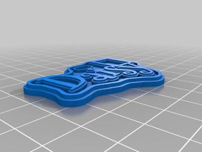 daisytag işaretler logoları özelleştirilmiş 3d print model - Mito3D