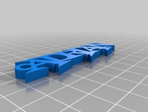 javi Kette Schlüsselanhänger angepasst 3d print model - Mito3D