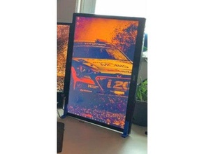 verticale del supporto monitor computer 3d print model - Mito3D