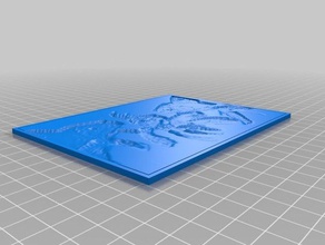 piscis 2d a arte personalizado 3d print model - Mito3D