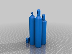 Maßstab Sauerstoff-Acetylen-Fackel Fahrzeuge 3d print model - Mito3D