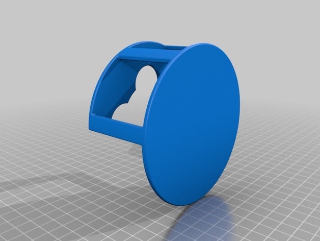 eco dot montaggio a parete office alexa di amazon echo 3D print model - Mito3D