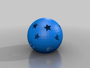 la boule de noel 3d l'impression bois les fêtes noël décoration led 3d print model - Mito3D