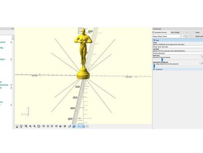 oscar-statue anpassbare text graviert Skulpturen Film trophy 3d print model - Mito3D
