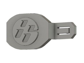 door handle screw cover gt86 logo automotive car toyota 3d print model - Mito3D