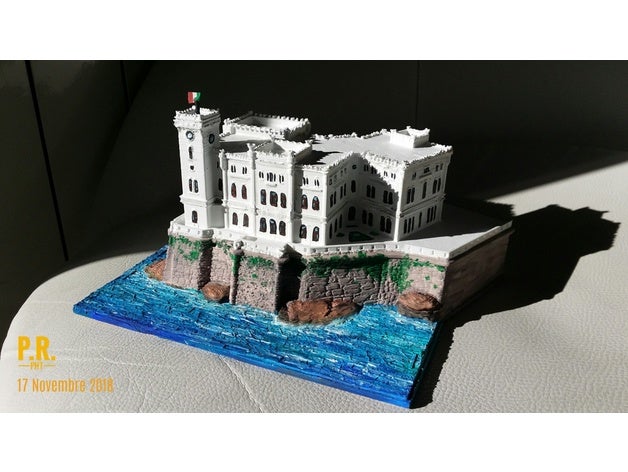 il castello di miramare miramares trieste le scansioni repliche 3D print model - Mito3D