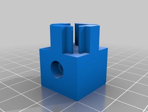 2020 extender flsun kossel delta 3d printer parts mini 3d print model - Mito3D